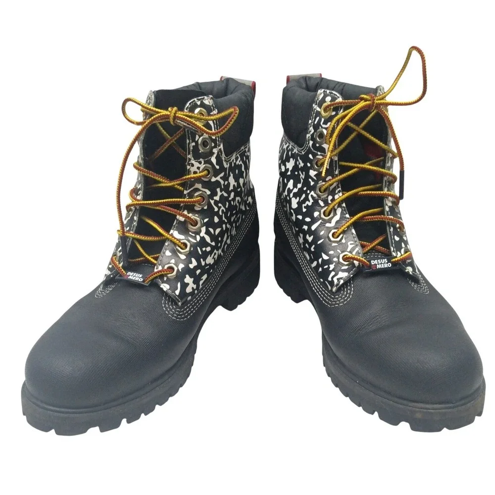 TIMBERLAND MEN'S DESUS & MERO X TIMBERLAND WATERPROOF 6-INCH BOOTS A2N9R SIZE: 8